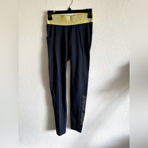 Mons Royal Lightweight Baselayer - Navy and Yellow